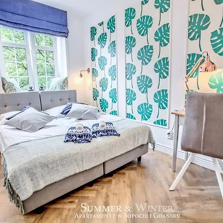 Summerwinter - Luxury Nature, View Basilica Old Town Apartment, 2 Bedrooms & Sofa * Gdaňsk